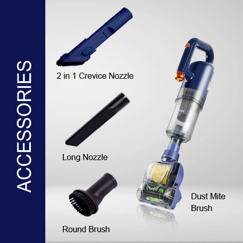 HETCH V3 Pro Hyper-Clean Handheld Dust Mite Bed Vacuum Cleaner & Mop HVC-1416-HC