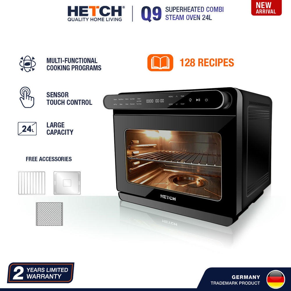 HETCH Q9 Superheated Combi Steam Oven (24L) SAF-1728-HC