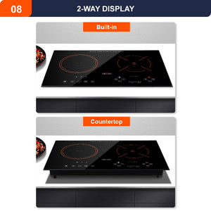 Hetch 2-In-1 Induction + Ceramic Cooker (3000W) IFC-1706-HC