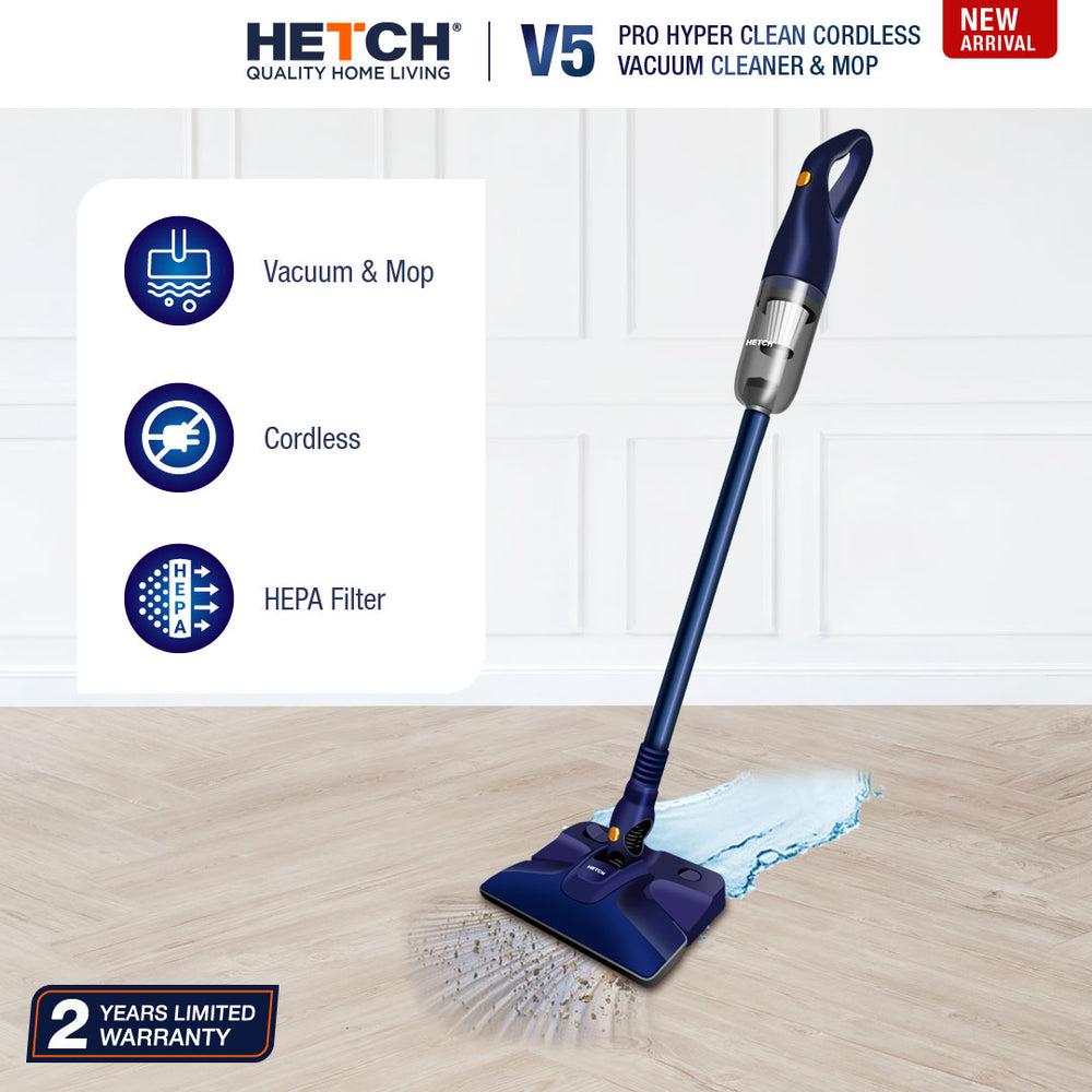 HETCH V5 Pro Hyper Clean Cordless Vacuum Cleaner & Mop CVC-1423-HC